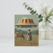 Carte Postale Traitement UFO du flan volant (Debout devant)