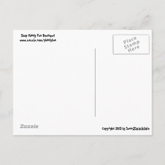 Carte postale Traitements de chien (Dos)