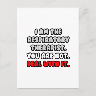 Carte Postale Traiter Avec Elle ... Funny Respiratory Therapist