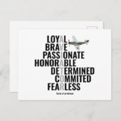 Carte Postale Traits d'un aviateur (Devant / Derrière)