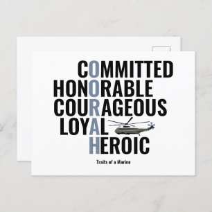 Carte Postale Traits d'un marin