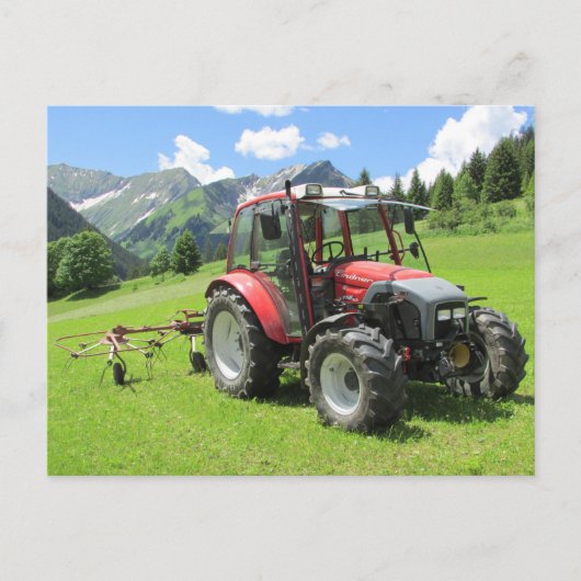 Carte Postale Traktor Lindner Lechtal Kelmen Namlos (Devant)