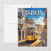 Carte Postale Tram 28 Portugal (Devant / Derrière)