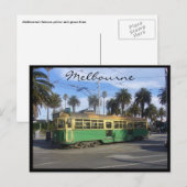 Carte Postale tram melbourne (Devant / Derrière)