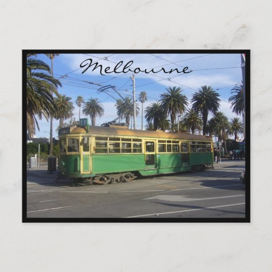 Carte Postale tram melbourne (Devant)