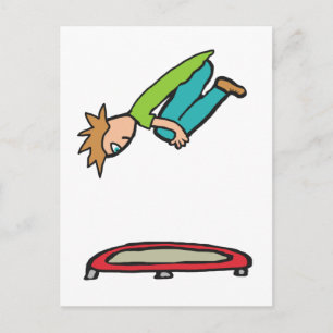 Carte Postale Trampoline