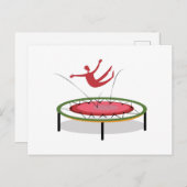 Carte Postale Trampoline (Devant / Derrière)