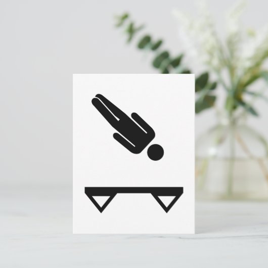 Carte Postale Trampoline (Debout devant)