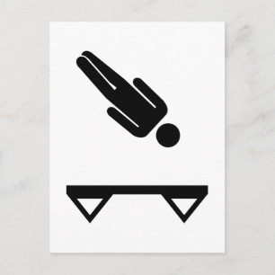 Carte Postale Trampoline