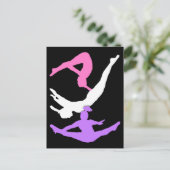 Carte postale Trampoline gymnaste (Debout devant)