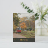 Carte Postale Tramway à Kiev Ukraine (Debout devant)