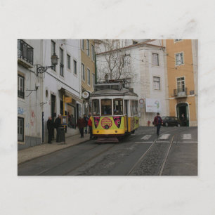 Carte Postale Tramway à Lisbonne