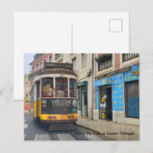 Carte Postale Tramway à Lisbonne Portugal (Devant / Derrière)