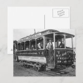 Carte Postale Tramway à Washington D.C., 1890 (Devant / Derrière)