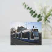 Carte Postale Tramway Amsterdam (Debout devant)