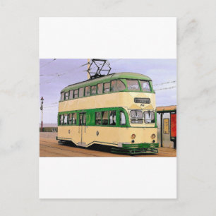 Carte Postale Tramway Blackpool