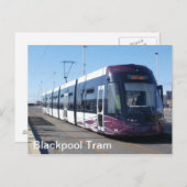 Carte Postale Tramway Blackpool (Devant / Derrière)