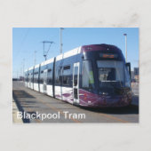 Carte Postale Tramway Blackpool (Devant)