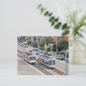 Carte Postale Tramway côtier (Belgique) (Debout devant)