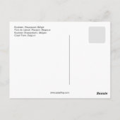 Carte Postale Tramway côtier (Belgique) (Dos)