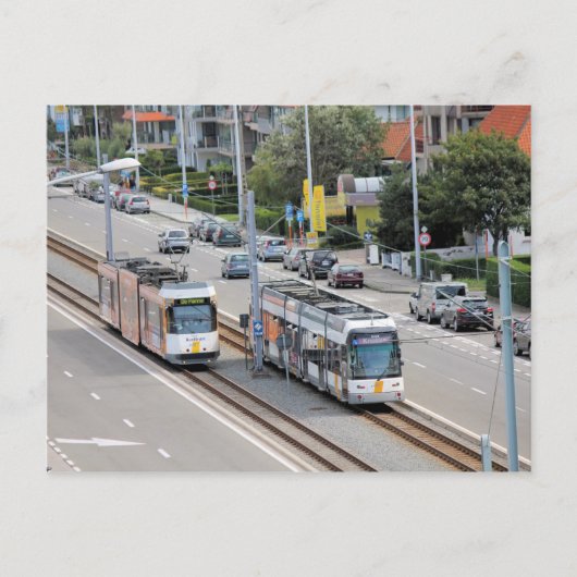Carte Postale Tramway côtier (Belgique) (Devant)