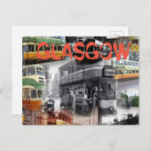 Carte Postale Tramway de Glasgow (Devant / Derrière)