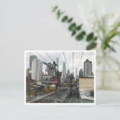 Carte Postale Tramway de l'île de Roosevelt (Debout devant)