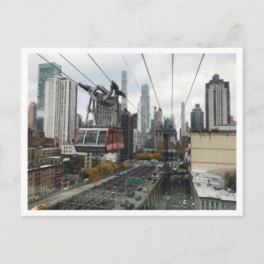 Carte Postale Tramway de l'île de Roosevelt (Devant)