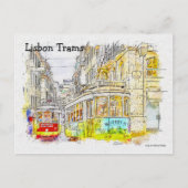 Carte Postale Tramway de Lisbonne (Devant)