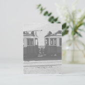 Carte Postale Tramway de Lisbonne (Debout devant)