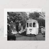 Carte Postale Tramway de Lisbonne Portugal 1961 (Devant / Derrière)