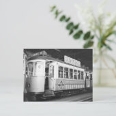 Carte Postale Tramway de Lisbonne Portugal 1969 (Debout devant)