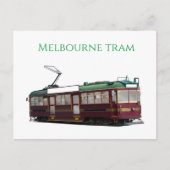 Carte Postale tramway de Melbourne (Devant)
