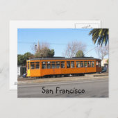 Carte Postale Tramway de San Francisco (Devant / Derrière)