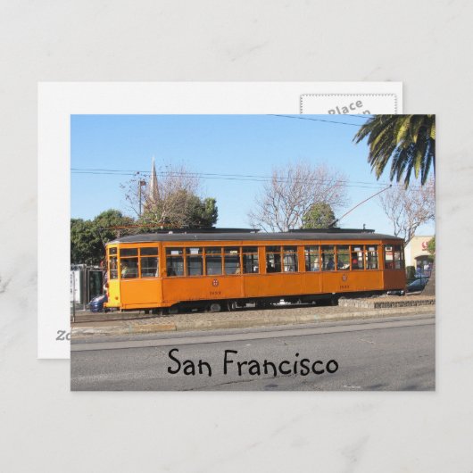 Carte Postale Tramway de San Francisco (Devant / Derrière)