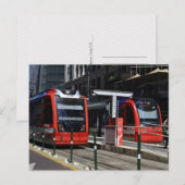 Carte Postale Tramway rouge Houston Texas US (Devant / Derrière)