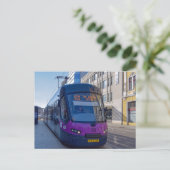 Carte Postale Tramway Street Car Roumanie Poste (Debout devant)