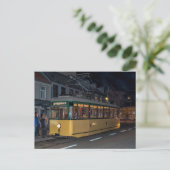 Carte Postale Tramway vétéran à Trondheim, Norvège. (Debout devant)