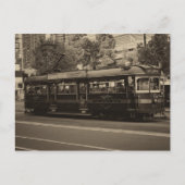 Carte Postale tramway vintage de Melbourne (Devant)