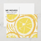 Carte Postale Tranche de citron vert tie dye abstrait (Devant / Derrière)