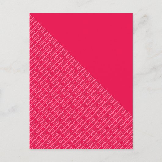Carte Postale Tranche de design abstrait rouge (Devant)