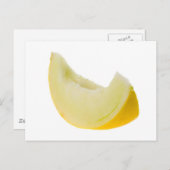 Carte Postale Tranche de melon blanc miel (Devant / Derrière)