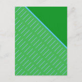 Carte Postale Tranche de vert 2 Conception abstraite (Devant)