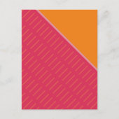 Carte Postale Tranche d'orange 2 Design abstrait (Devant)