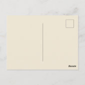 Carte Postale Tranche norvégienne de texte personnalisé (Dos)