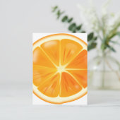 Carte Postale tranche orange (Debout devant)