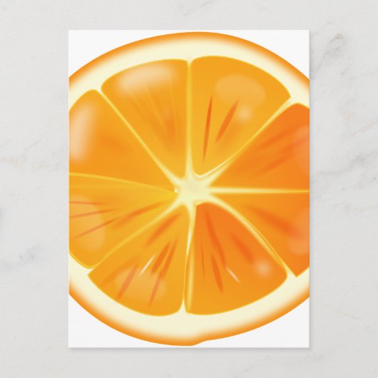 Carte Postale tranche orange (Devant)