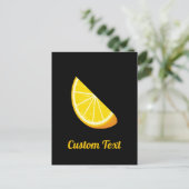 Carte Postale tranche orange (Debout devant)