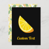 Carte Postale tranche orange (Devant / Derrière)