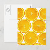 Carte Postale tranche orange (Devant / Derrière)
